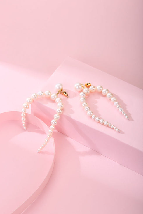 Dynamic Freshwater Pearl Drop Earrings - House Of Pearls